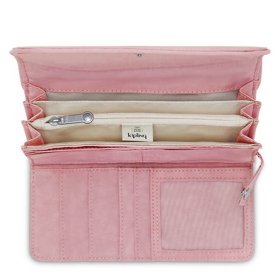 Portefeuilles Kipling Money Land Snap Wallet Rose | FR 1023GS